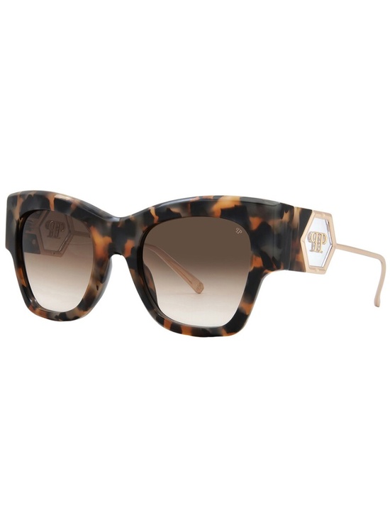 Philipp Plein Accessories - NWT Philipp Plein | Ladies Butterfly Sunglasses | Havana Purse Case & Chain Set